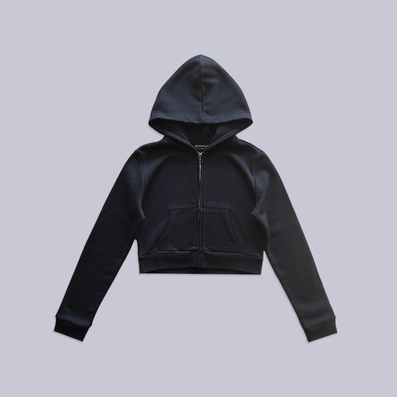 Cropped Zip Up